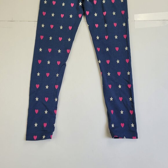 Spotted Zebra Leggings Girl Striped Heart/Star Print - Picture 12 of 14